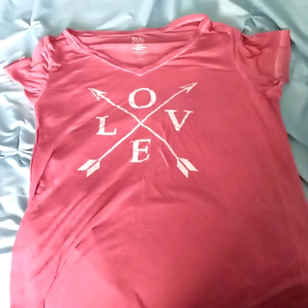 Light Red Love Shirt